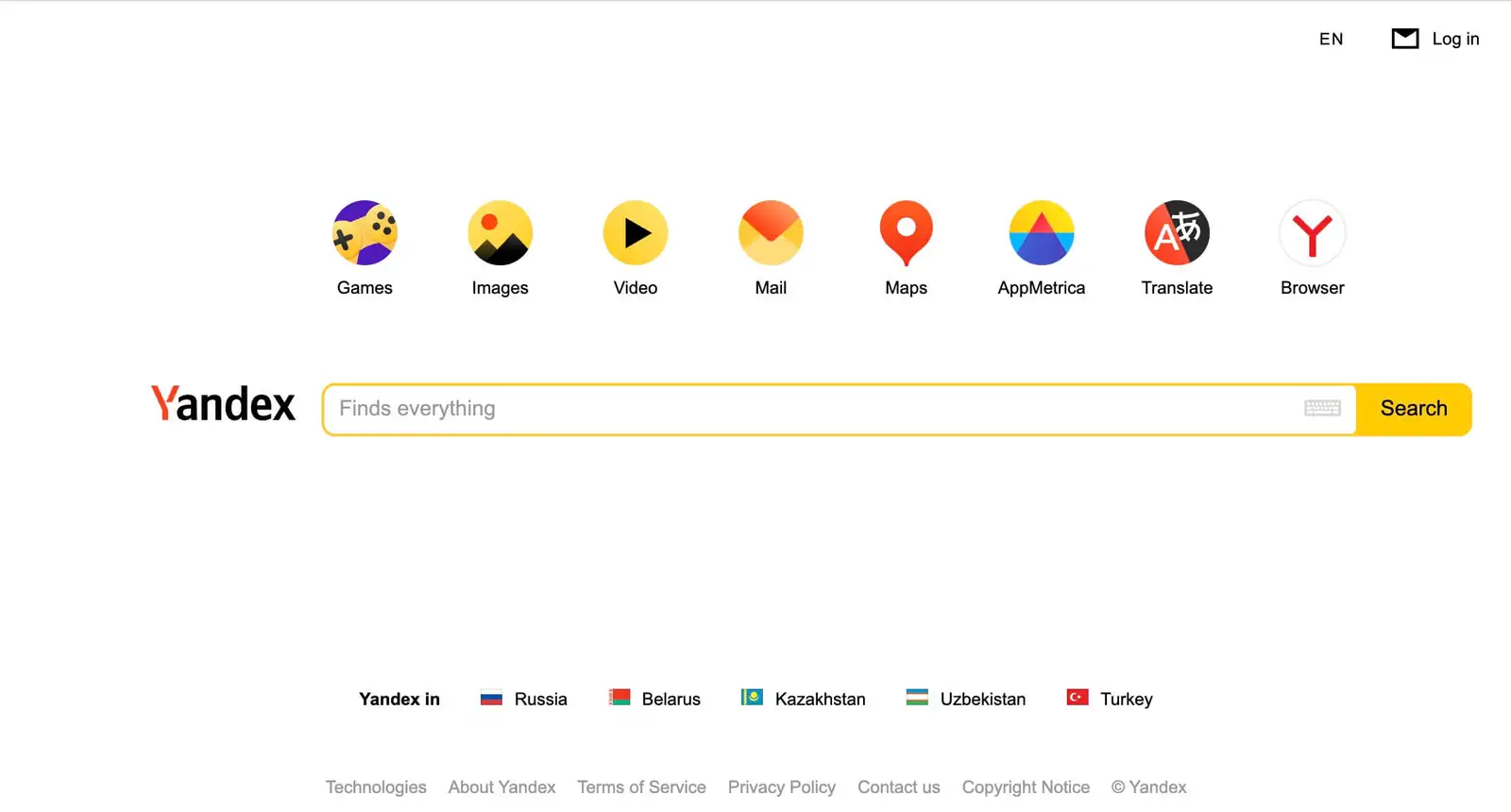 俄罗斯Yandex